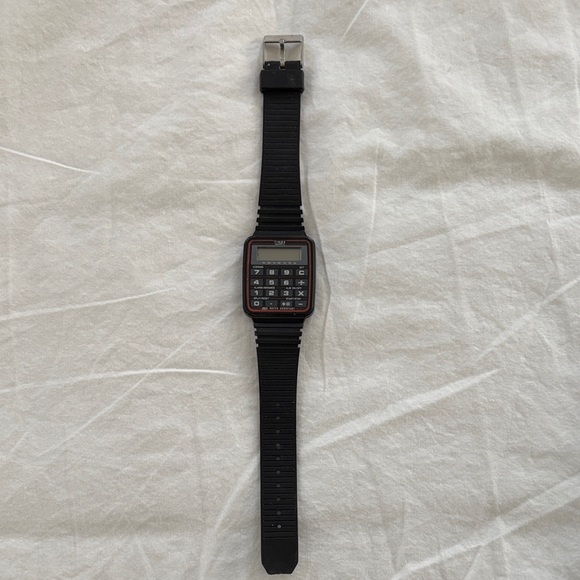 Timex Other - Timex Black Digital Calculator Watch - Vintage circa 1988